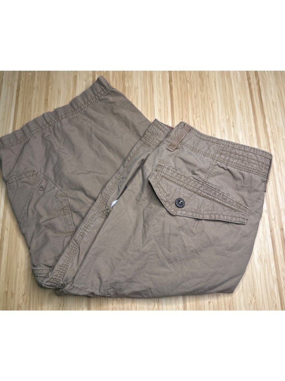 Helix Cargo Shorts Men's 32 Khaki Tan Utility Cotton Outdoor Casual Summer